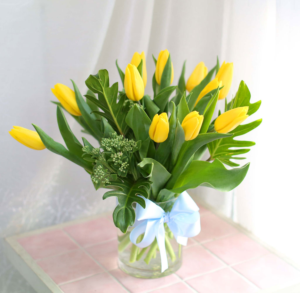 '(必)환경’시대 오아시스없는 플라워화병 - I like the tulip