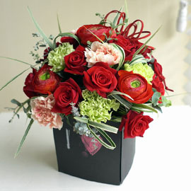 [서울배송]Rose & I love 꽃배달