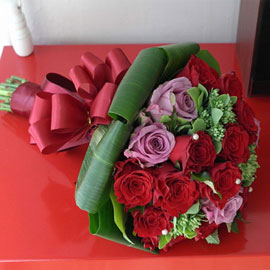 Made in 20 flowers - Red rose bouquet 꽃배달