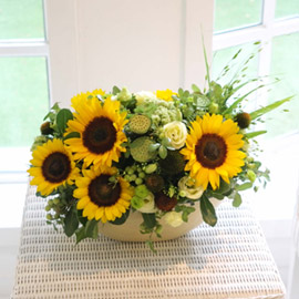 [서울배송]Summer yellow - Smile 꽃배달