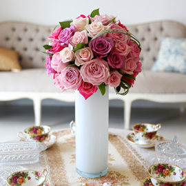 [서울배송] [50] Beautiful colors - Pink dome 꽃배달
