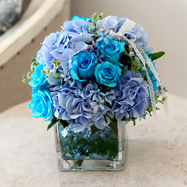 [서울배송] Beautiful colors - Blue Crystal 꽃배달