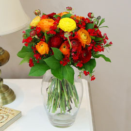 [전국배송/ fourseasons flower /계절꽃사용] modern red 꽃배달