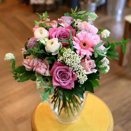 [ fourseasons flower /계절꽃사용] fourseasons NOPastel pink bouquet 꽃배달