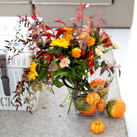 French style - Autumn leaves