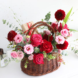 [빼빼로데이] Roseberry flower basket - 로즈베리 꽃바구니 꽃배달