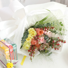 [서울/수도권배송][빼빼로데이] Provence flower bouquet - 프로방스 꽃다발 꽃배달