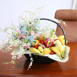 A Basket Filled with Care 꽃배달