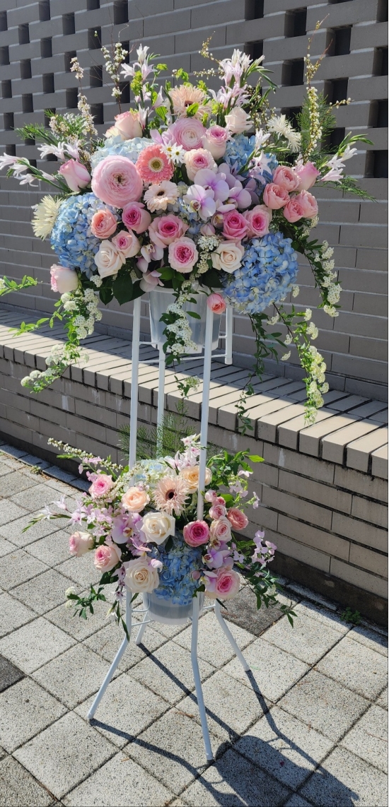 오브제2단 화환 꽃배달