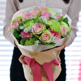 [전국배송]Rose & lovely bouquet 꽃배달